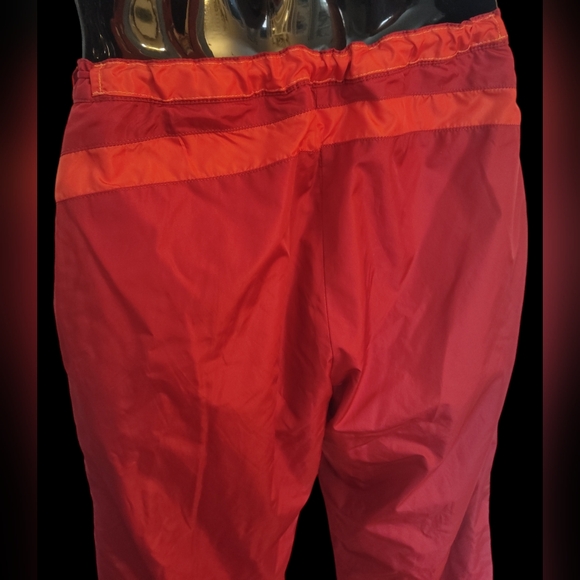 Women's Authentic Vintage Versace Sport Track Pant Red Orange Size Large - Picture 7 of 9